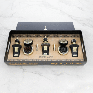 Warm Love : 3 Perfume 35 ml + 1 Dokhon + 1 Oud + 2 Musk
