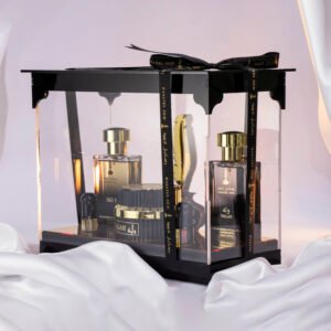 ACRYLIC BOX : 2 Perfume 30 ML + 1 Dokhon + 2 Musk